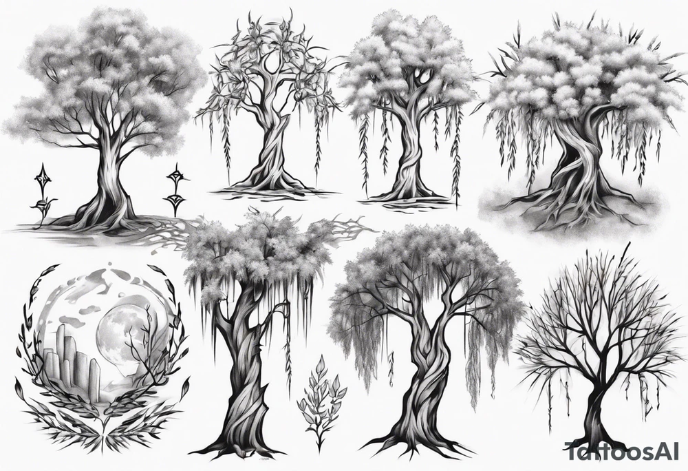willow tree tattoo idea