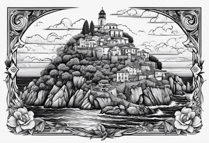 Giglio island tattoo idea