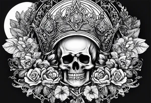 Skeleton hand tattoo idea