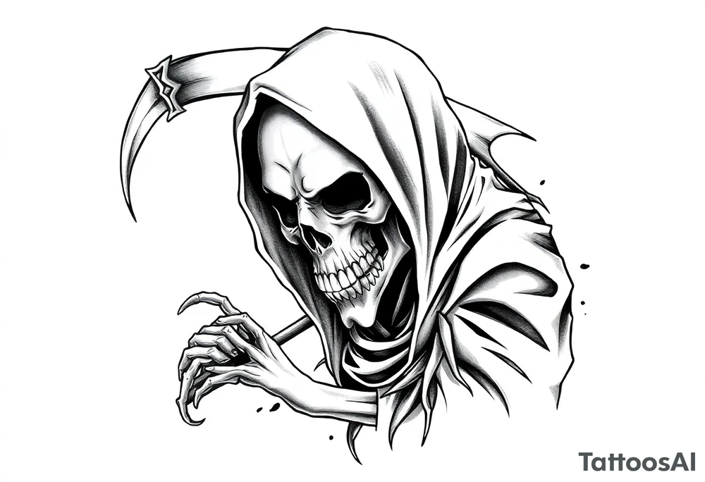 Grim reaper tattoo idea