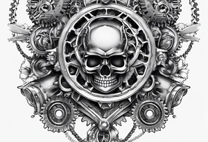 Gears for knee tattoo idea