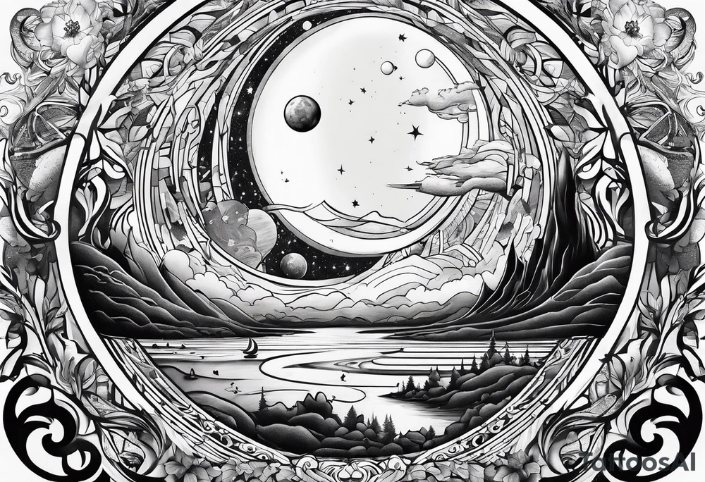 A new planet where people can be themselves, without racism tattoo idea