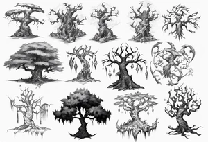 World of warcraft tree tattoo idea