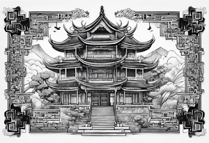 Traditional Vietnamese tattoo idea