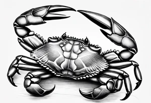 A crab claw tattoo idea