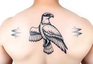 Realistic Osprey tattoo idea