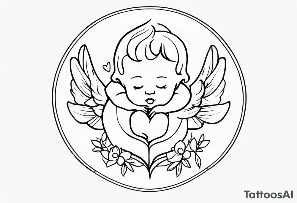 infant loss memorial tattoo for twins tattoo idea