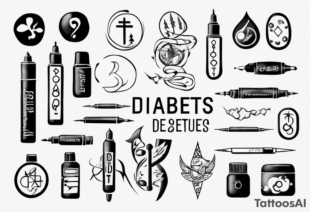 type 1 diabetes tattoo idea