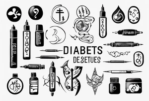 type 1 diabetes tattoo idea