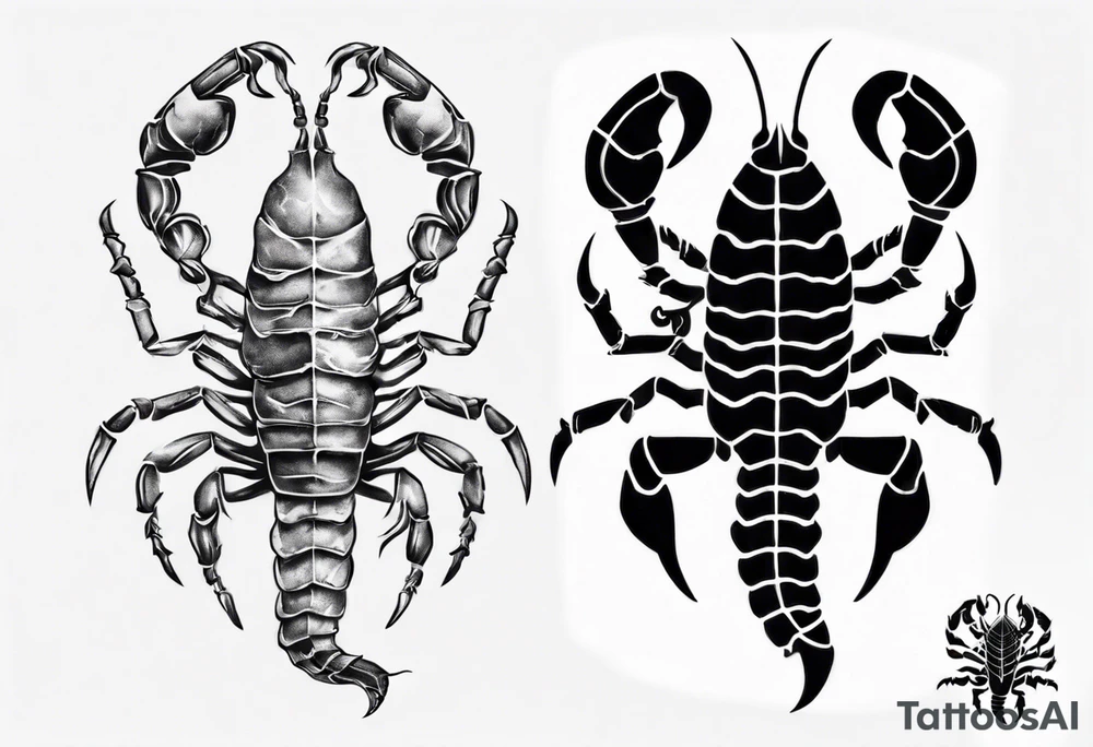 Scorpion tattoo idea