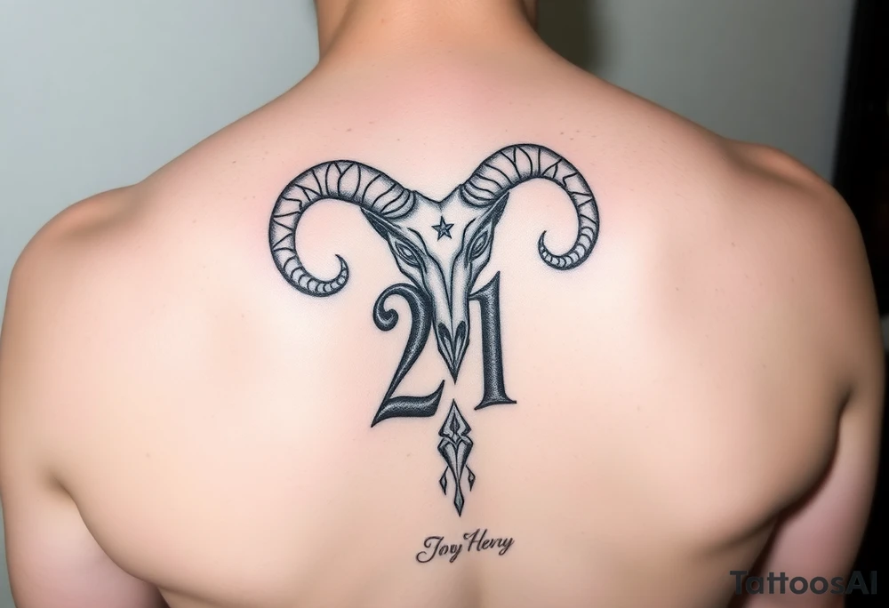 Ryan, Aries, 21 tattoo idea