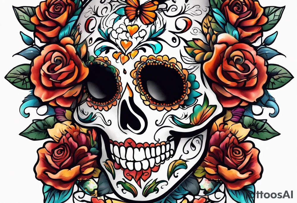 Day of the Dead tattoo idea