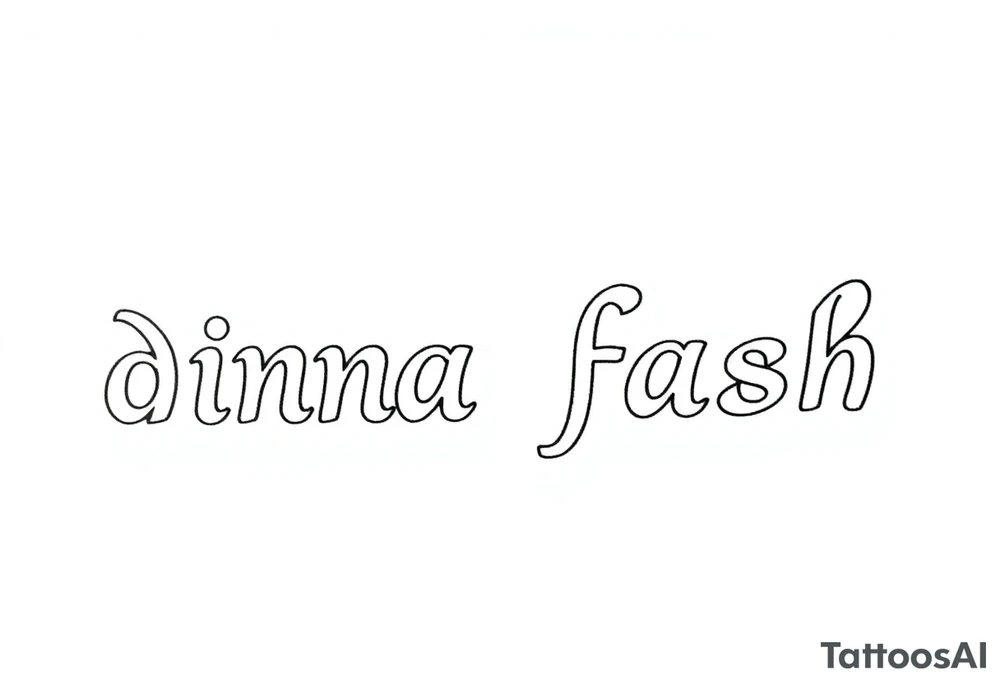 dinna fash. Sassanach. Style celtic. Minimaliste. Simple tattoo idea