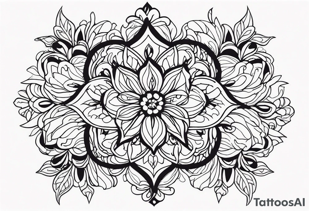 misteltoe tattoo idea
