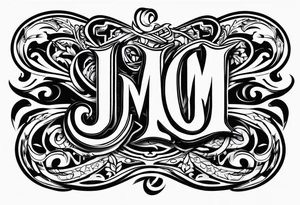 J.D.M
J.A.G
J.N.M tattoo idea