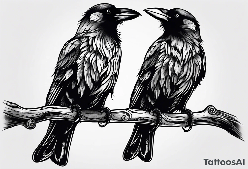 crows tattoo idea