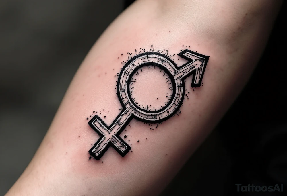 Transgender symbol tattoo tattoo idea