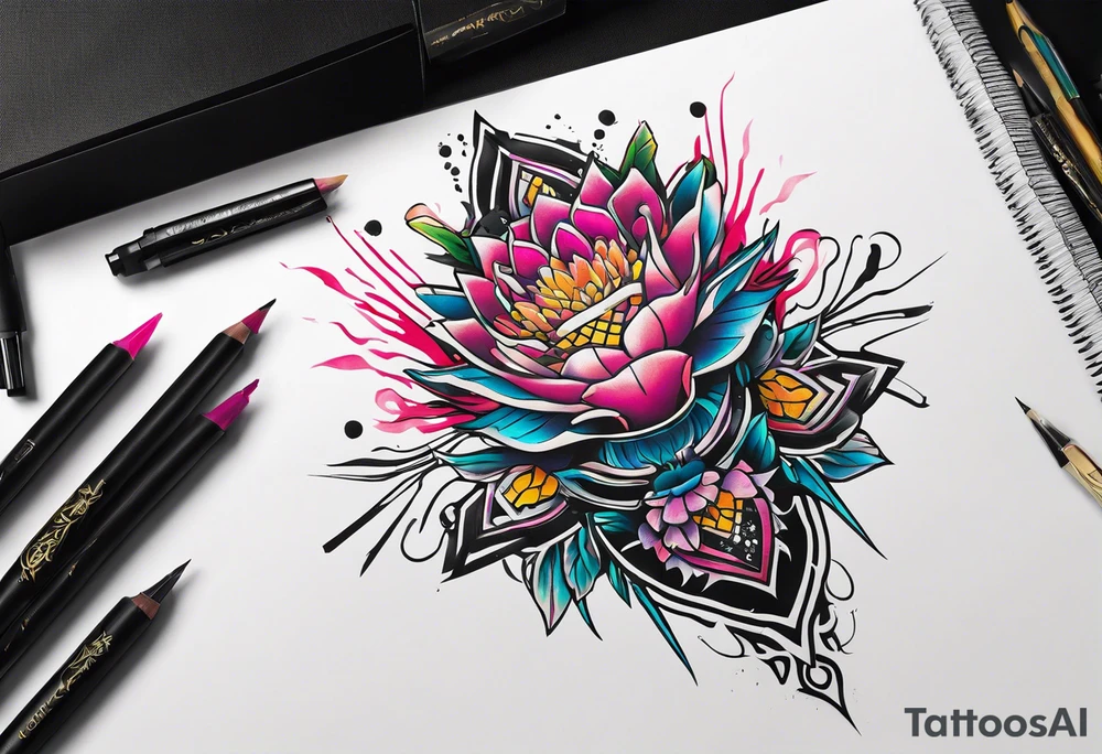 cyberpunk 2077, hand tattoo, tattoo idea