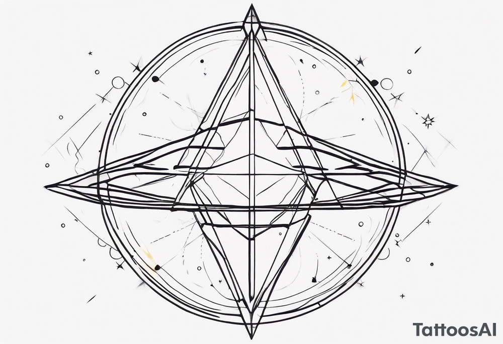 light diffraction phenomena tattoo idea