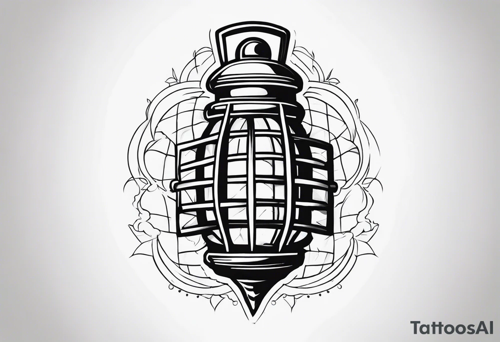 grenade ribbs tattoo idea