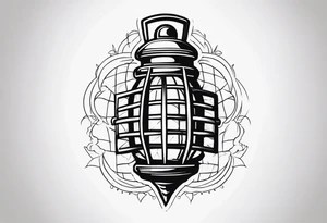 grenade ribbs tattoo idea