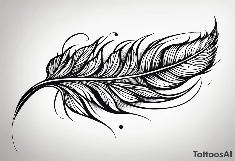 feather tattoo idea
