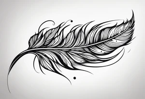 feather tattoo idea