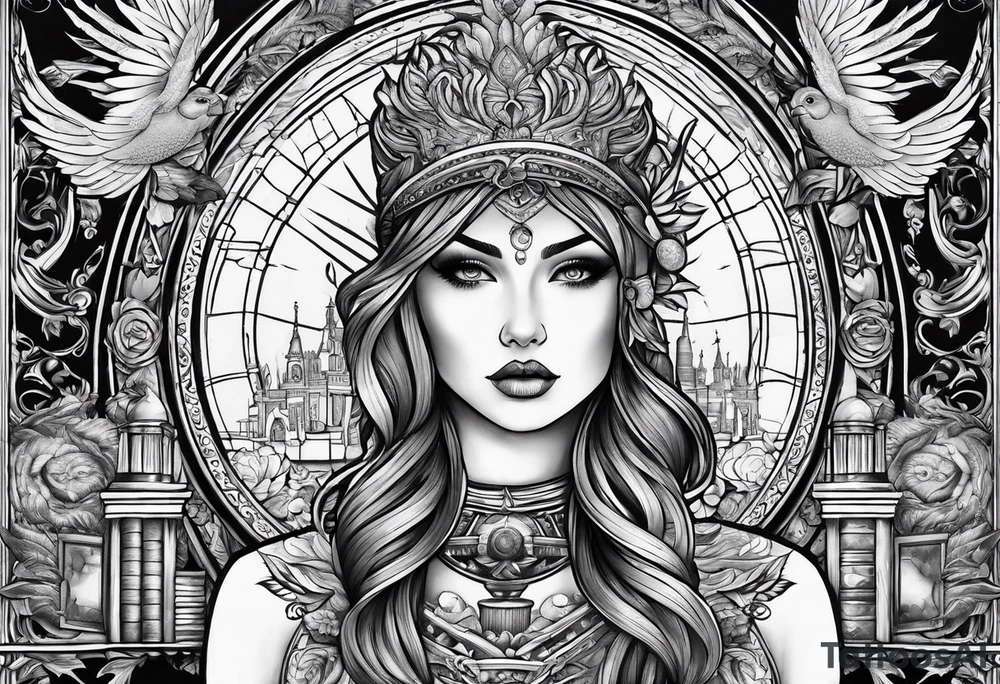 Library tattoo idea