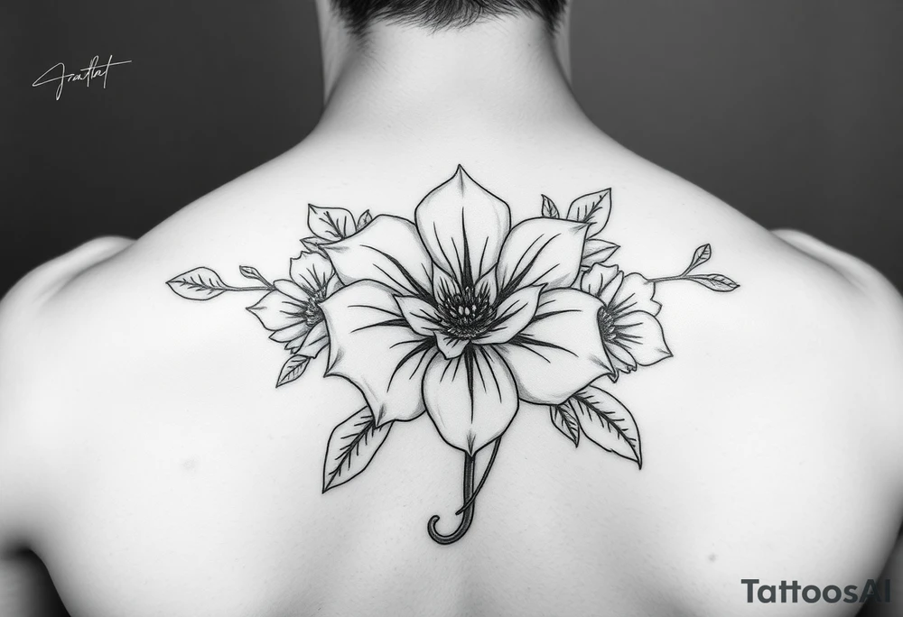 January December july birth Flower tattoo idea