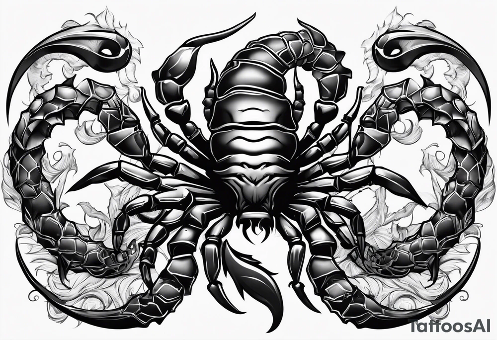 scorpio tattoo idea