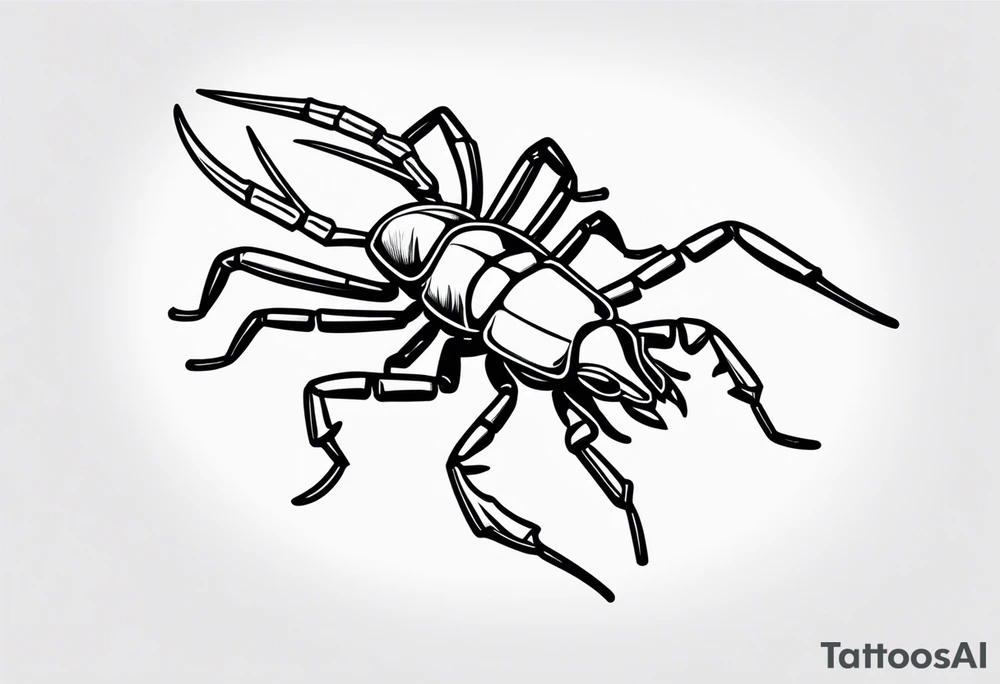 small Julia scorpion tattoo idea