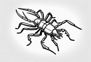 small Julia scorpion tattoo idea