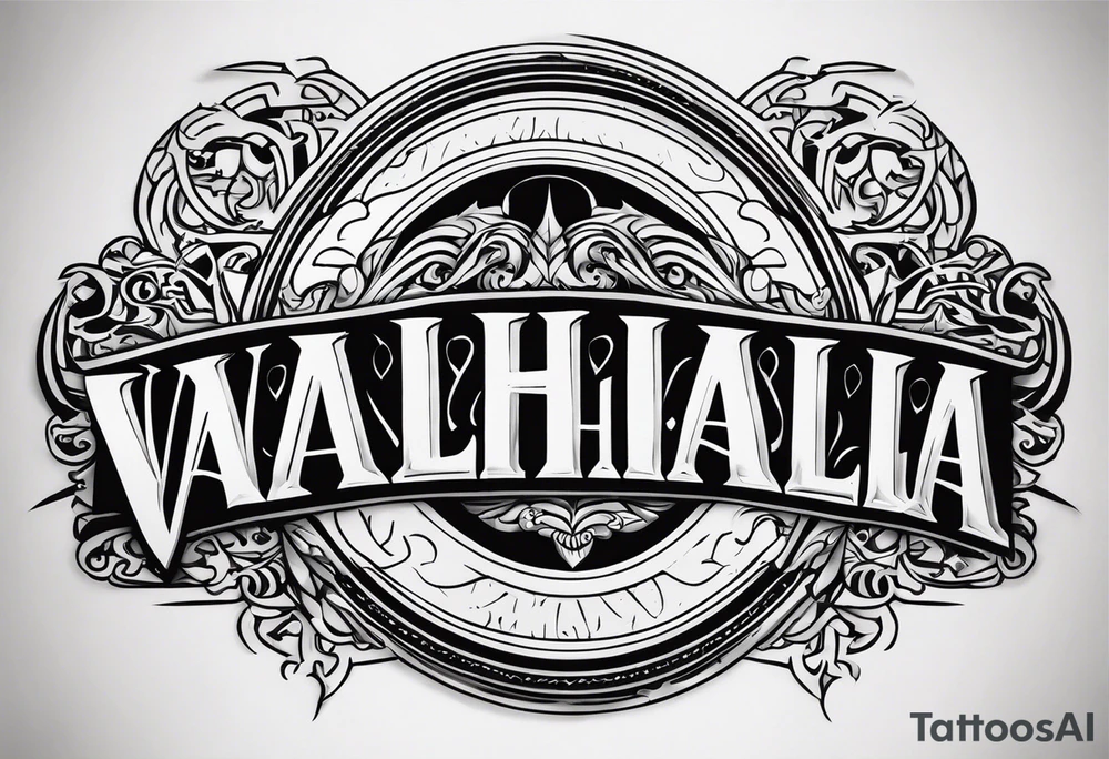 Valhalla tattoo idea