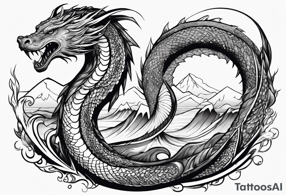 jörmungandr tattoo idea