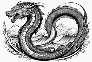 jörmungandr tattoo idea