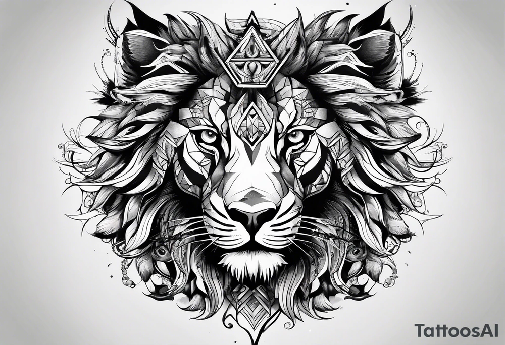 Alpha group of animals tattoo idea