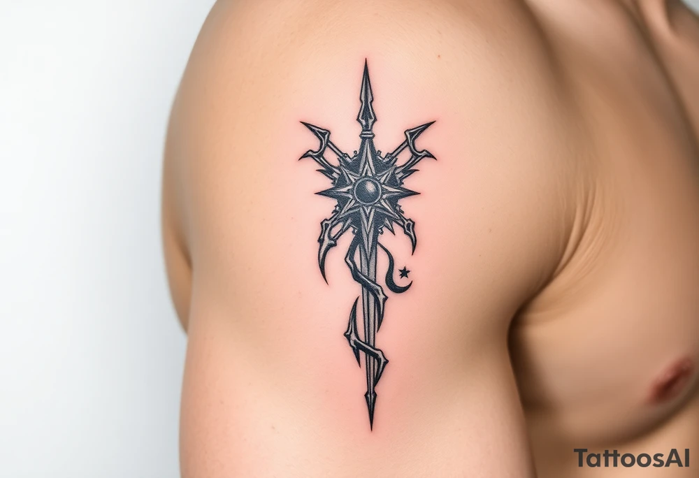 Bringer of light with a small L attached tattoo idea