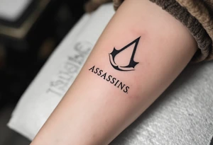 Assassins creed logo tattoo idea