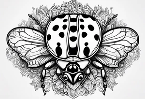 lady bug tattoo idea