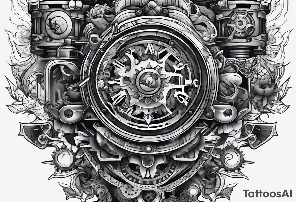 Mechanical engineer tattoo idea