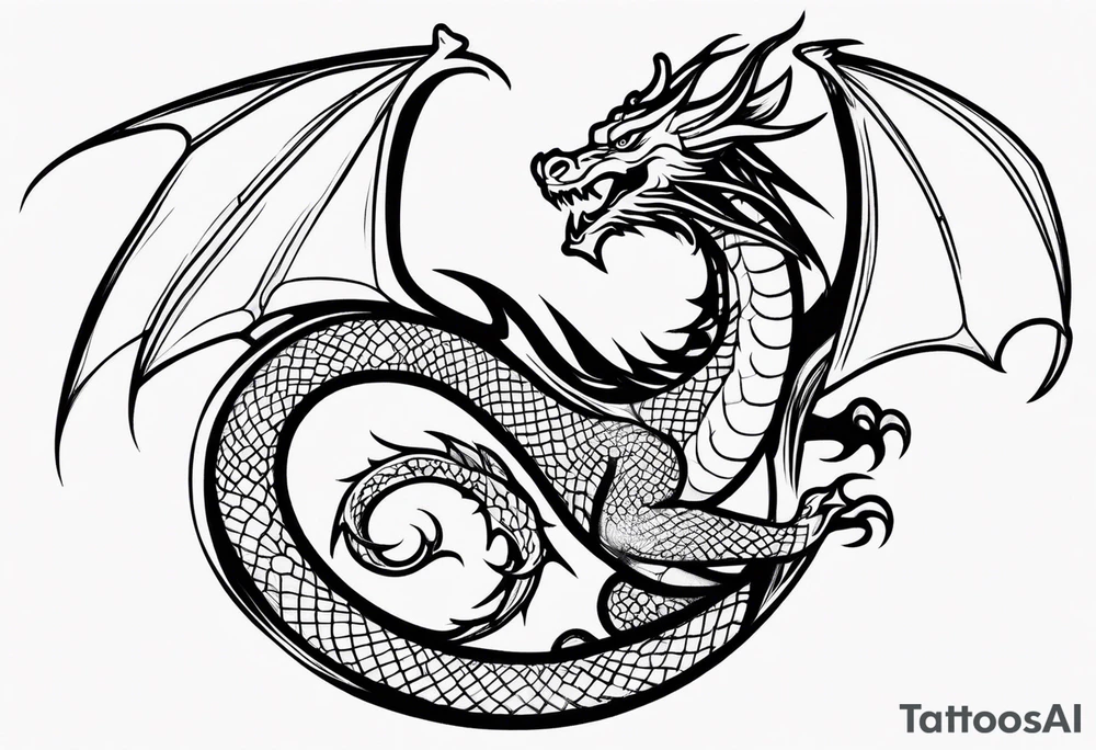 Dragon  symbol meaning tattoo design tattoo idea