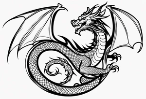 Dragon  symbol meaning tattoo design tattoo idea
