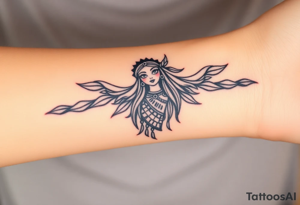 Asian Indian, Gemini, bratz doll tattoo idea