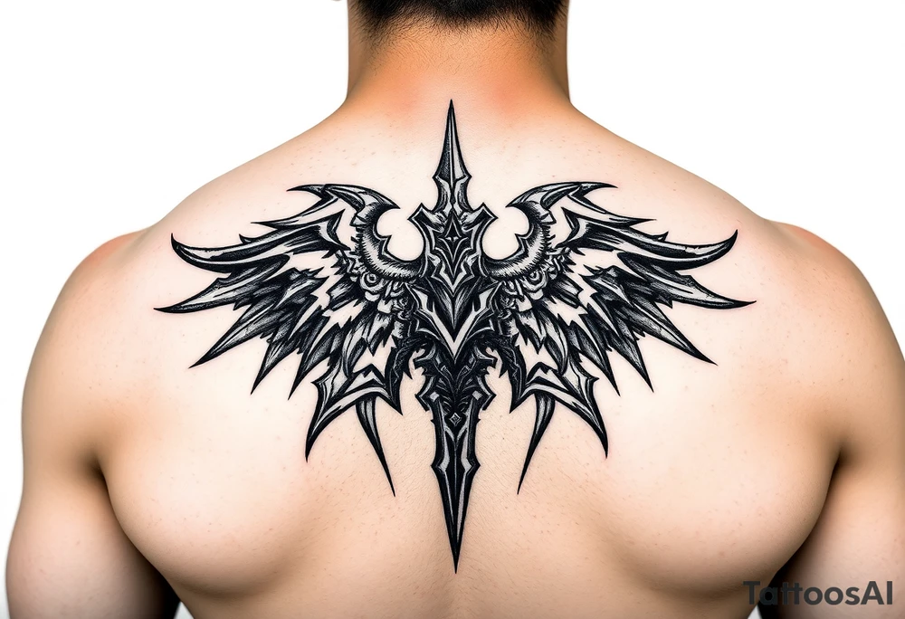 dark soul battlefield tattoo idea
