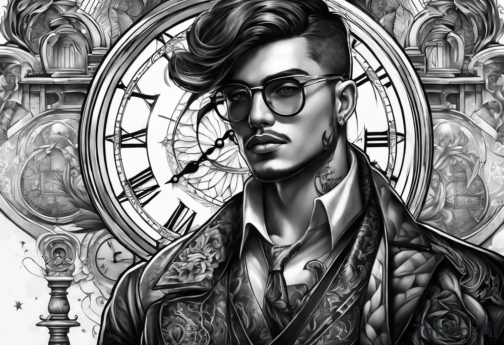 Time traveller tattoo idea