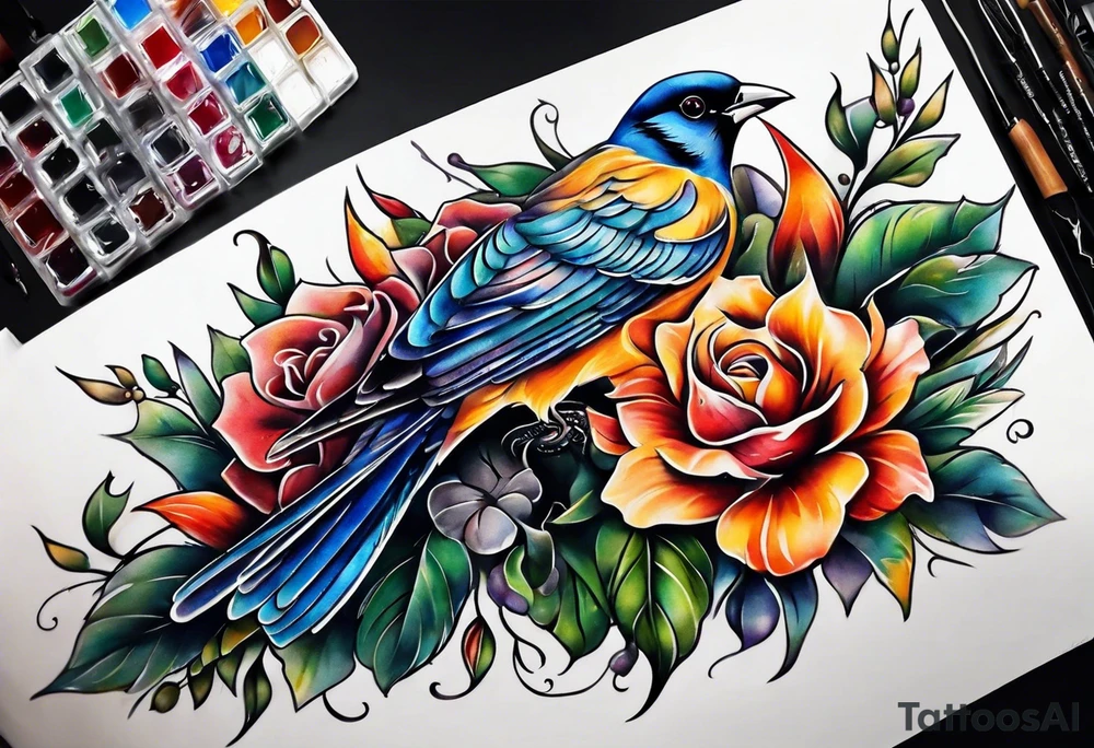 Sleeve tattoo idea