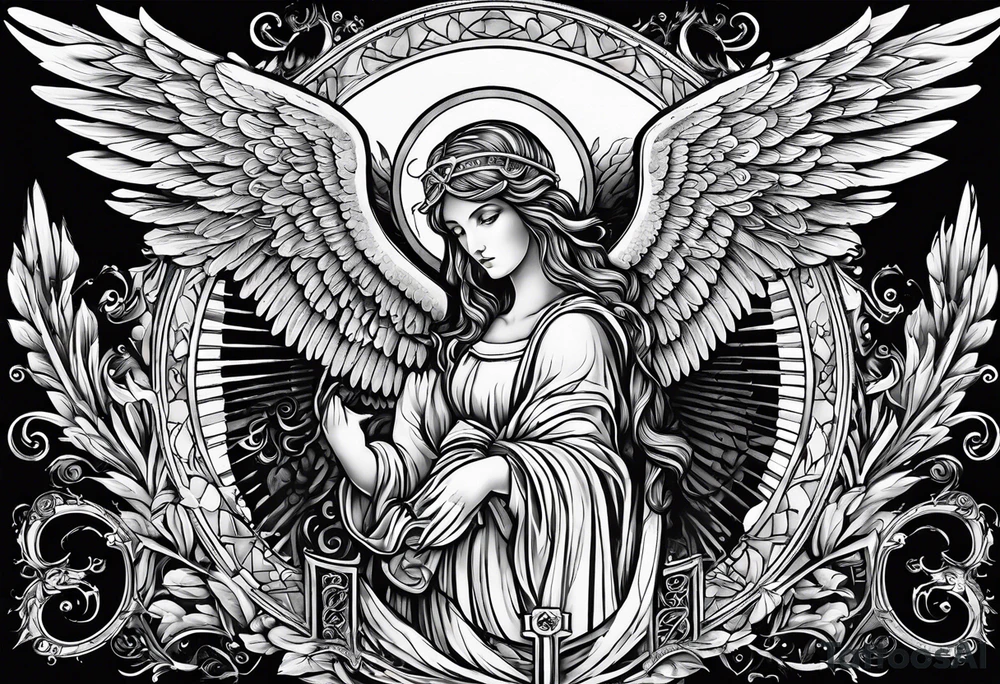 Guardian angel Something religious and some women
eyes too. 2012 wrote
in Roman numbers tattoo idea