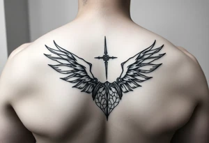 No more pain minimalistic fine line tattoo idea