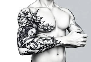 Feminine tattoos for
Women tattoo idea