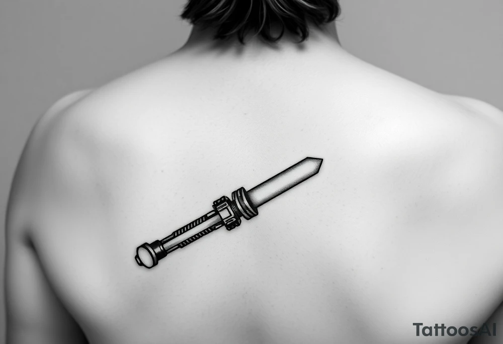 anakin skywalker lightsaber tattoo idea